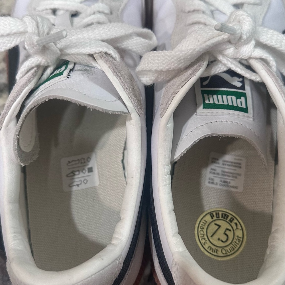 Puma Super Liga OG Retro White and Black Sneakers Sz 7.5 men’s or 8.5 women’s - Picture 3 of 8